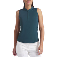 Puma Women's Aerlon Mock Sleeveless Golf Shirt