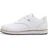 Puma Women's Avant Golf Shoes White/Deep Navy/Sand Dune