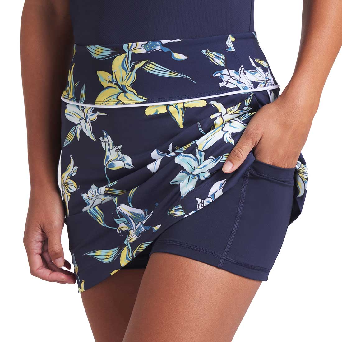 Puma Women's Blake Knit Lily Floral Golf Skirt