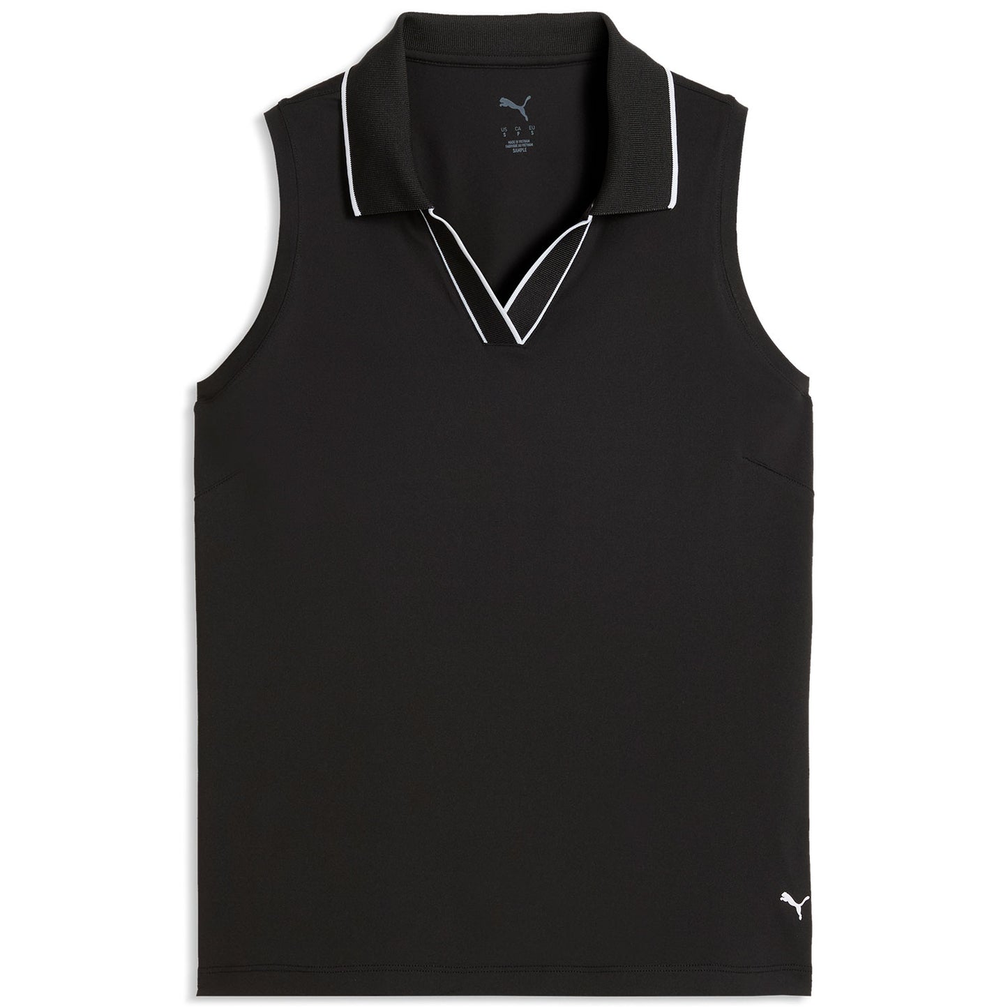 Puma Women's Cloudspun Ess Sleeveless Golf Polo