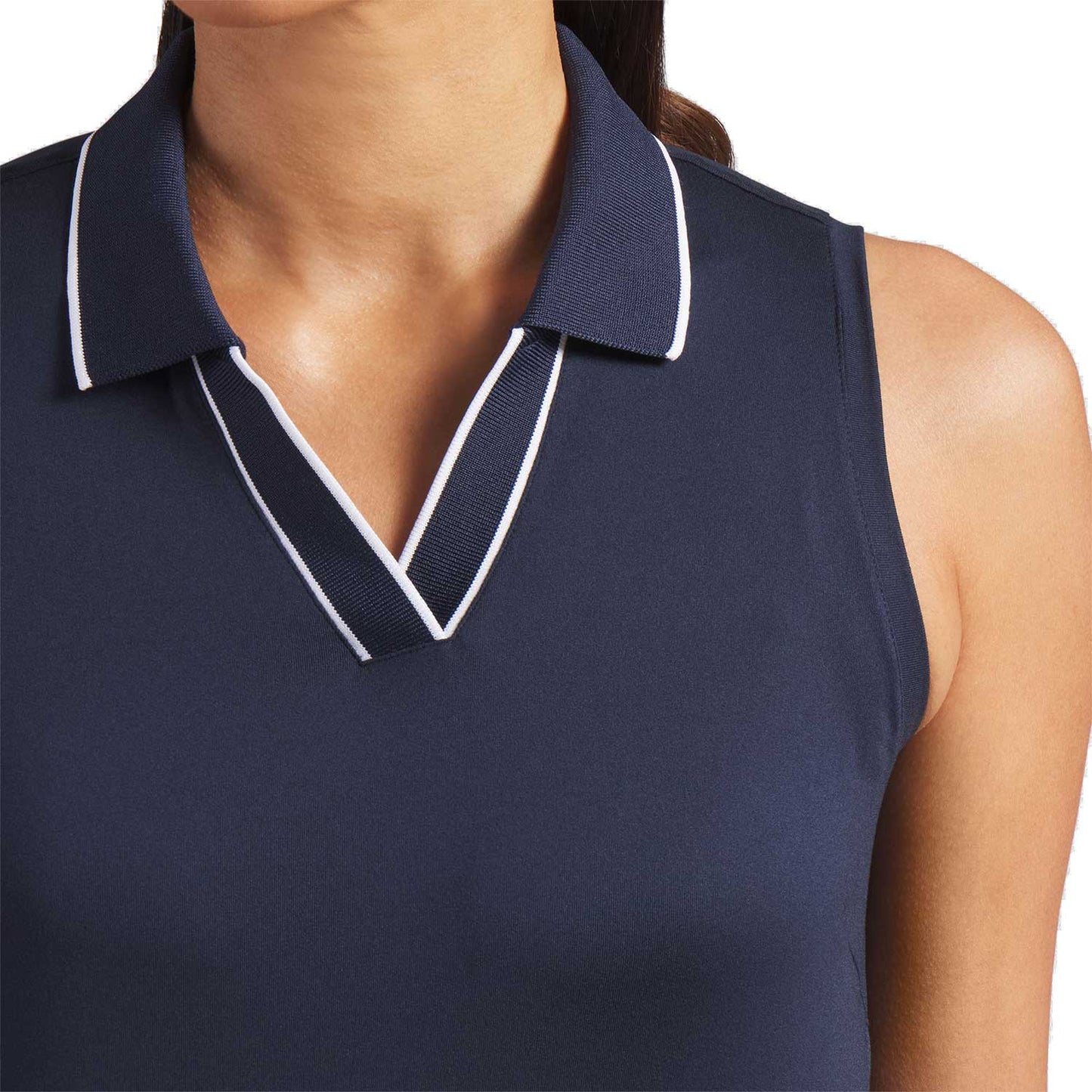 Puma Women's Cloudspun Ess Sleeveless Golf Polo