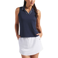 Puma Women's Cloudspun Ess Sleeveless Golf Polo