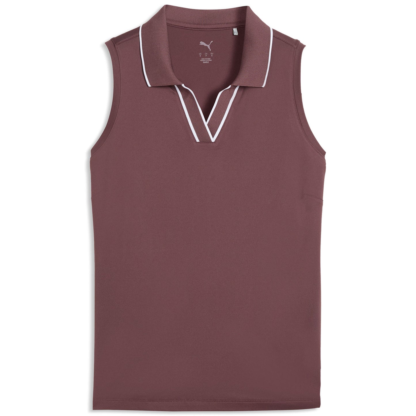 Puma Women's Cloudspun Ess Sleeveless Golf Polo