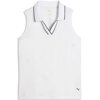 Puma Women's Cloudspun Ess Sleeveless Golf Polo