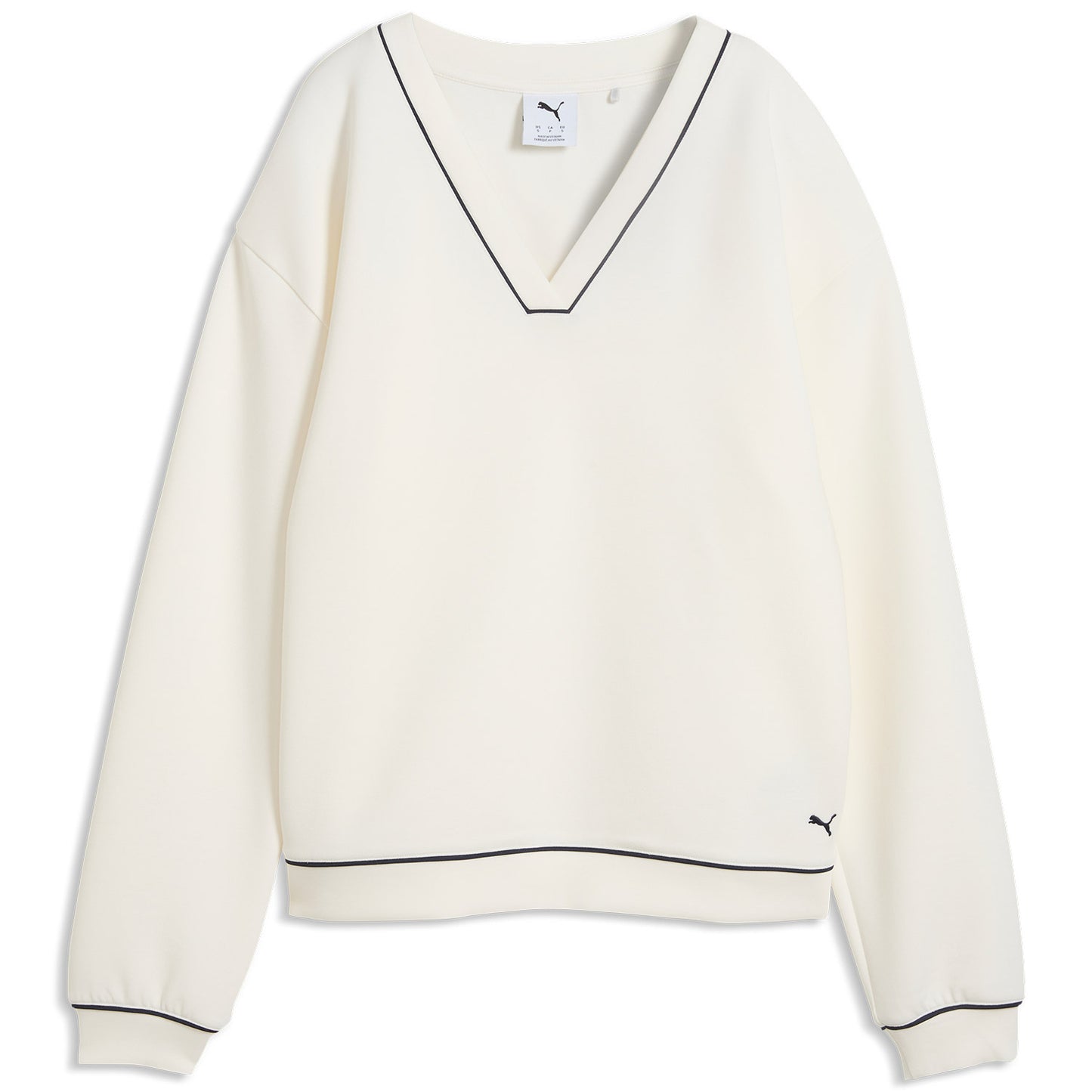 Puma Women's Cloudspun Fleece V-Neck Golf Sweatshirt