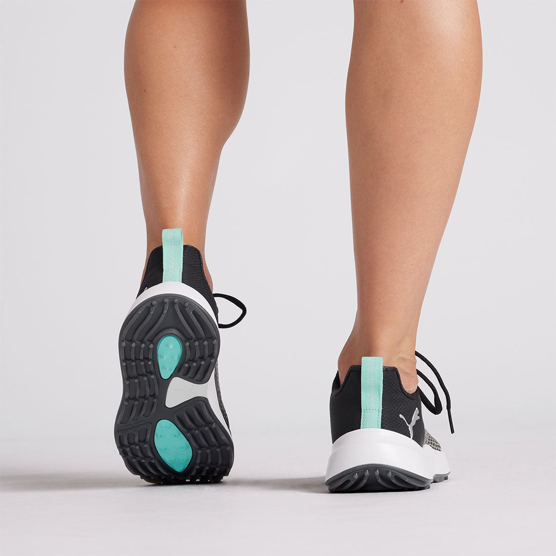 Puma Women's Fusion Crush Sport Golf Shoes Black/Mint