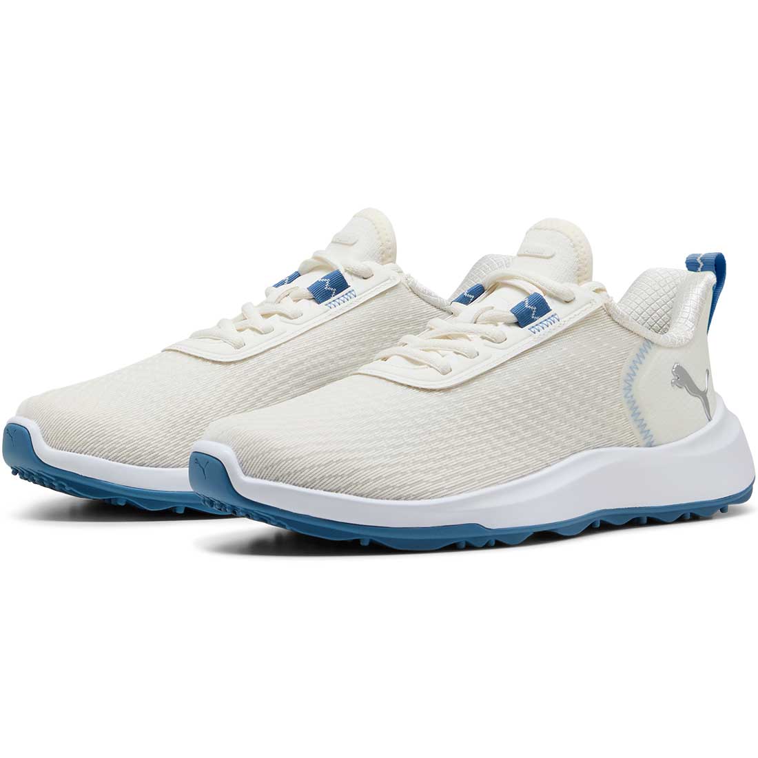 Puma Women's Fusion Crush Sport Golf Shoes Warm White/Blue Horizon