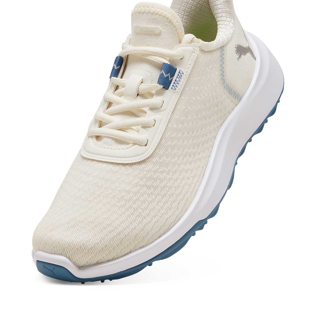 Puma Women's Fusion Crush Sport Golf Shoes Warm White/Blue Horizon