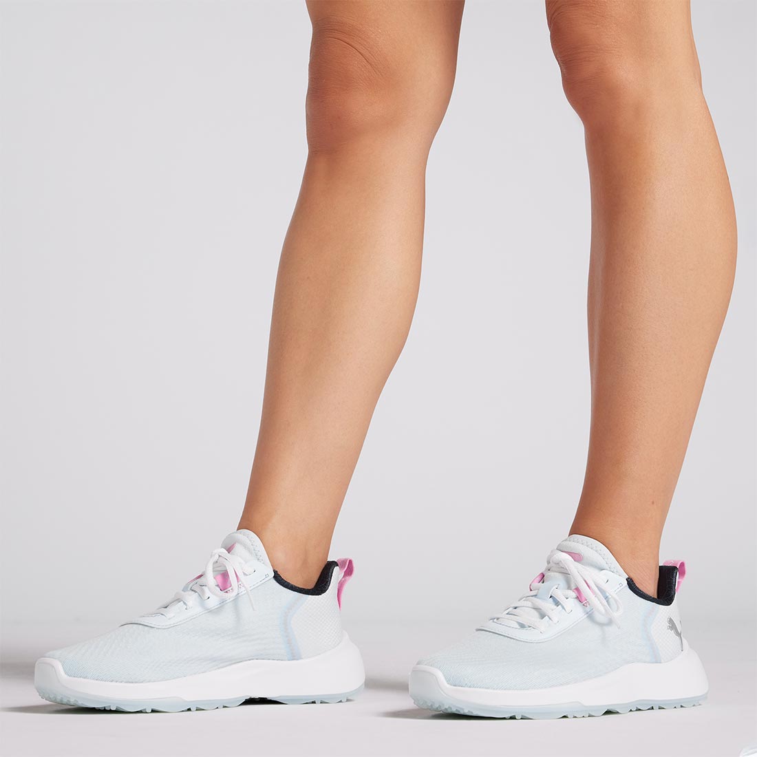 Puma Women's Fusion Crush Sport Golf Shoes Icy Blue/Pink Icing