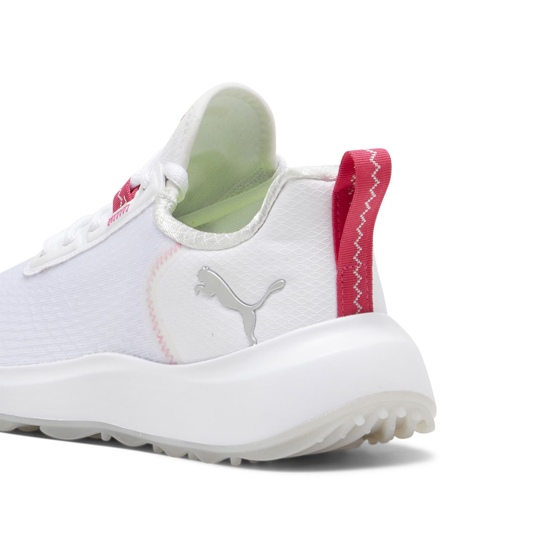 Puma Women's Fusion Crush Sport Golf Shoes White/Garnet Rose