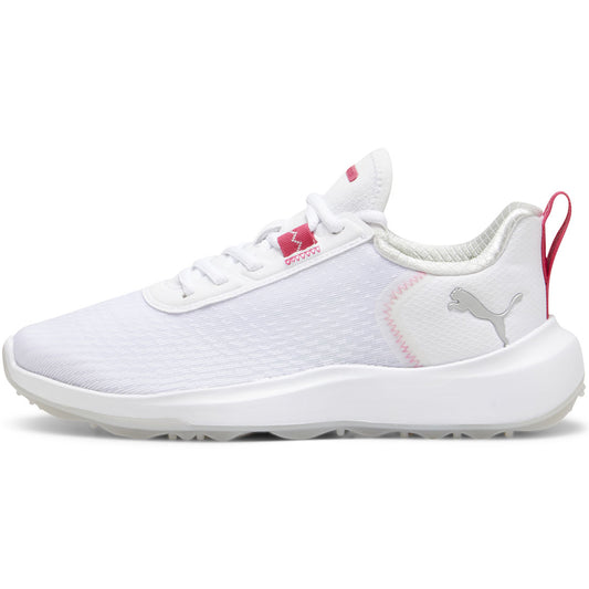 Puma Women's Fusion Crush Sport Golf Shoes White/Garnet Rose