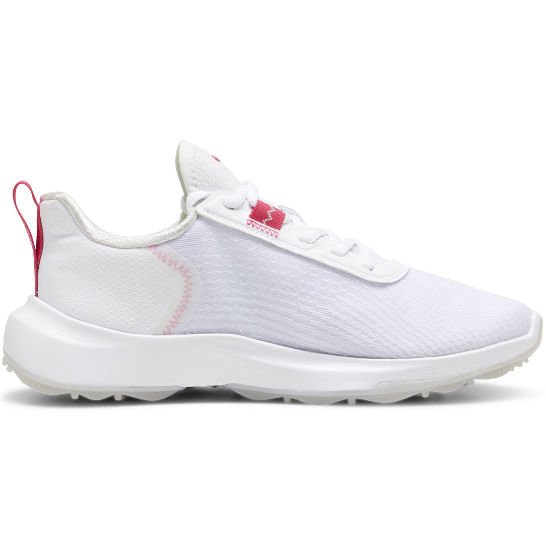 Puma Women's Fusion Crush Sport Golf Shoes White/Garnet Rose