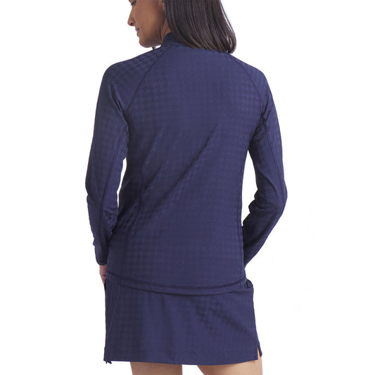 Puma Women's Houndstooth Golf 1/4 Zip