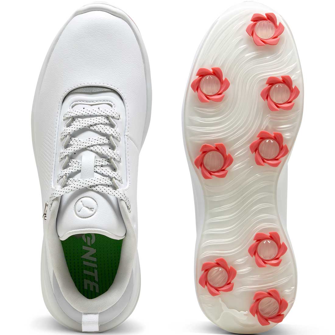 Puma Women's Ignite Blaze 2 Golf Shoes White/Peach Frost – Golf