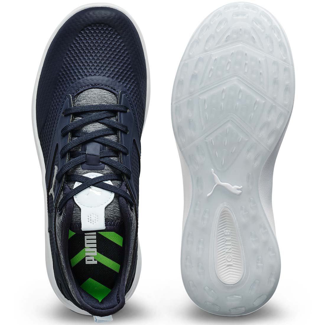 Puma Women's Ignite Malibu Golf Shoes Navy/Icy Blue/White