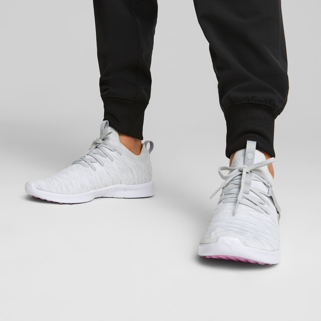 Puma Women's Laguna Fusion Knit Golf Shoes High Rise/White