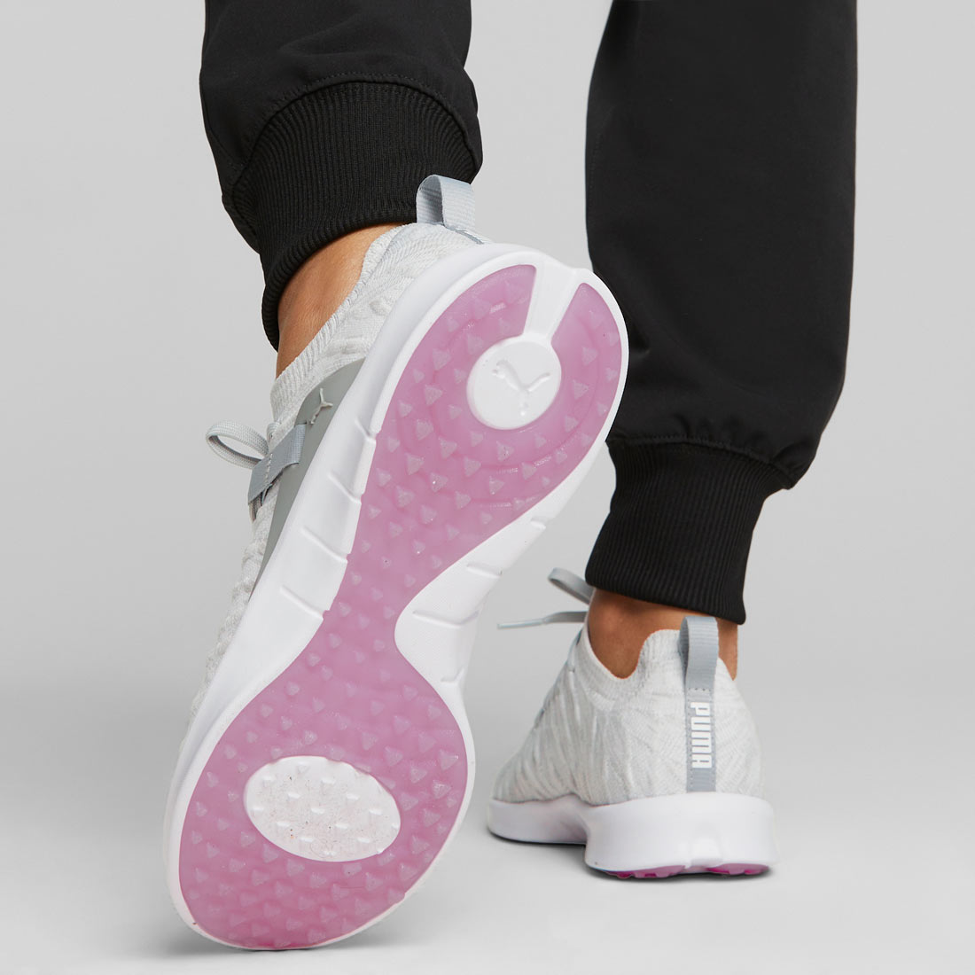 Puma Women's Laguna Fusion Knit Golf Shoes High Rise/White