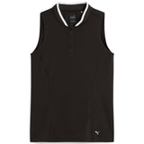 Puma Women's Range Pique Sleeveless Golf Polo