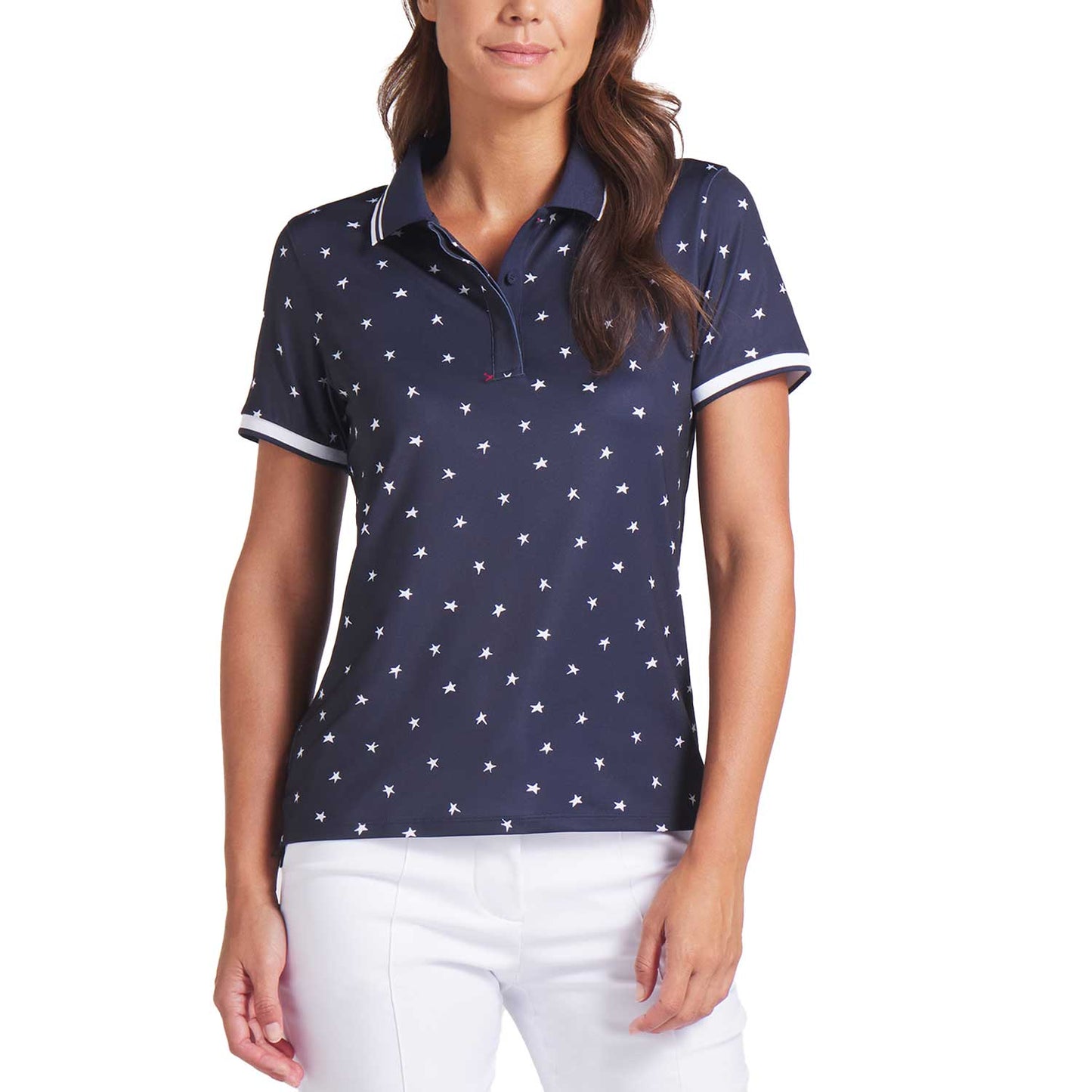 Puma Women's Volition Dancing Stars Golf Polo