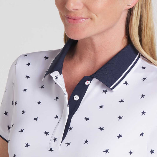 Puma Women's Volition Dancing Stars Golf Polo