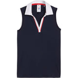 Puma Women's Volition Piped Sleeveless Golf Polo