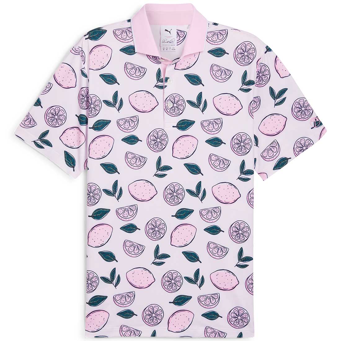 Puma X AP Pink Lemonade Golf Polo