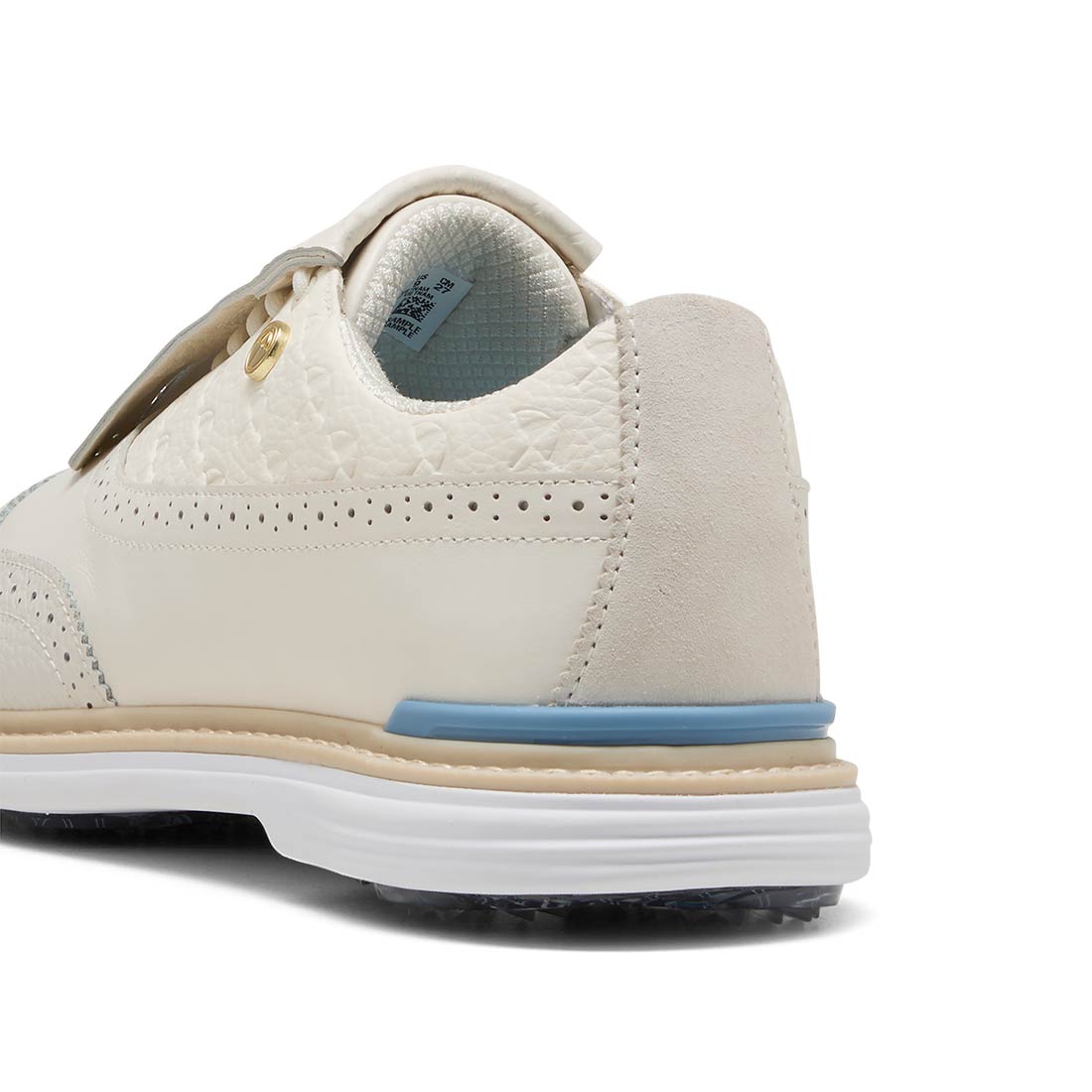 Puma x Arnold Palmer Royale Wingtip Golf Shoes Frosted Ivory/Zen Blue/White