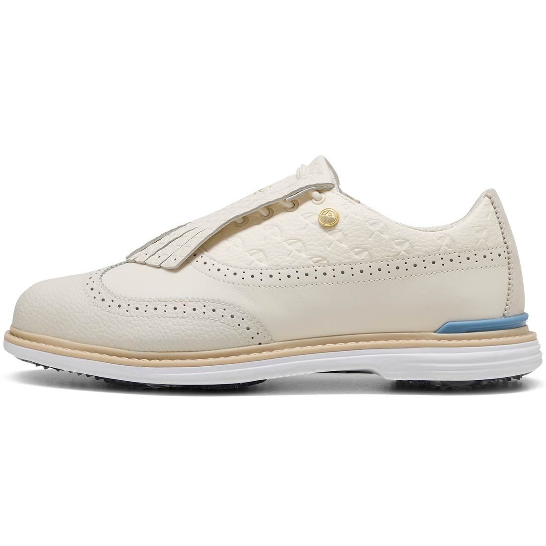 Puma x Arnold Palmer Royale Wingtip Golf Shoes Frosted Ivory/Zen Blue/White