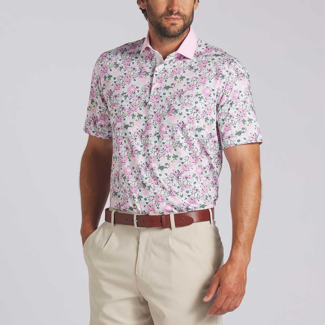 Puma x Arnold Palmer Floral Golf Polo