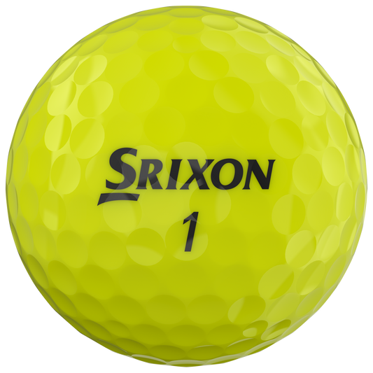 Srixon Q-Star 5 Yellow Logo Overrun Bagged Golf Balls