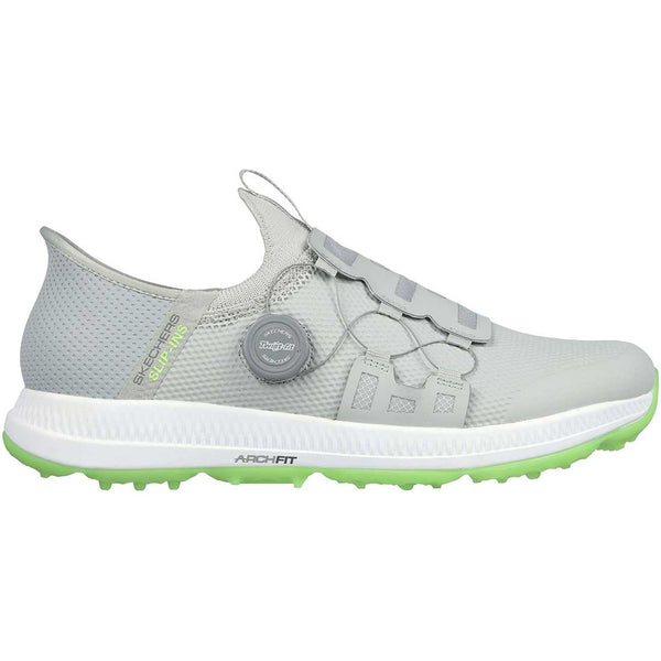 SKECHERS GOLF シューズ 7.5 グレー/ライム Skechers GO GOLF Elite 5 Slip 'In Golf Shoes Grey/Lime – Golf Discount