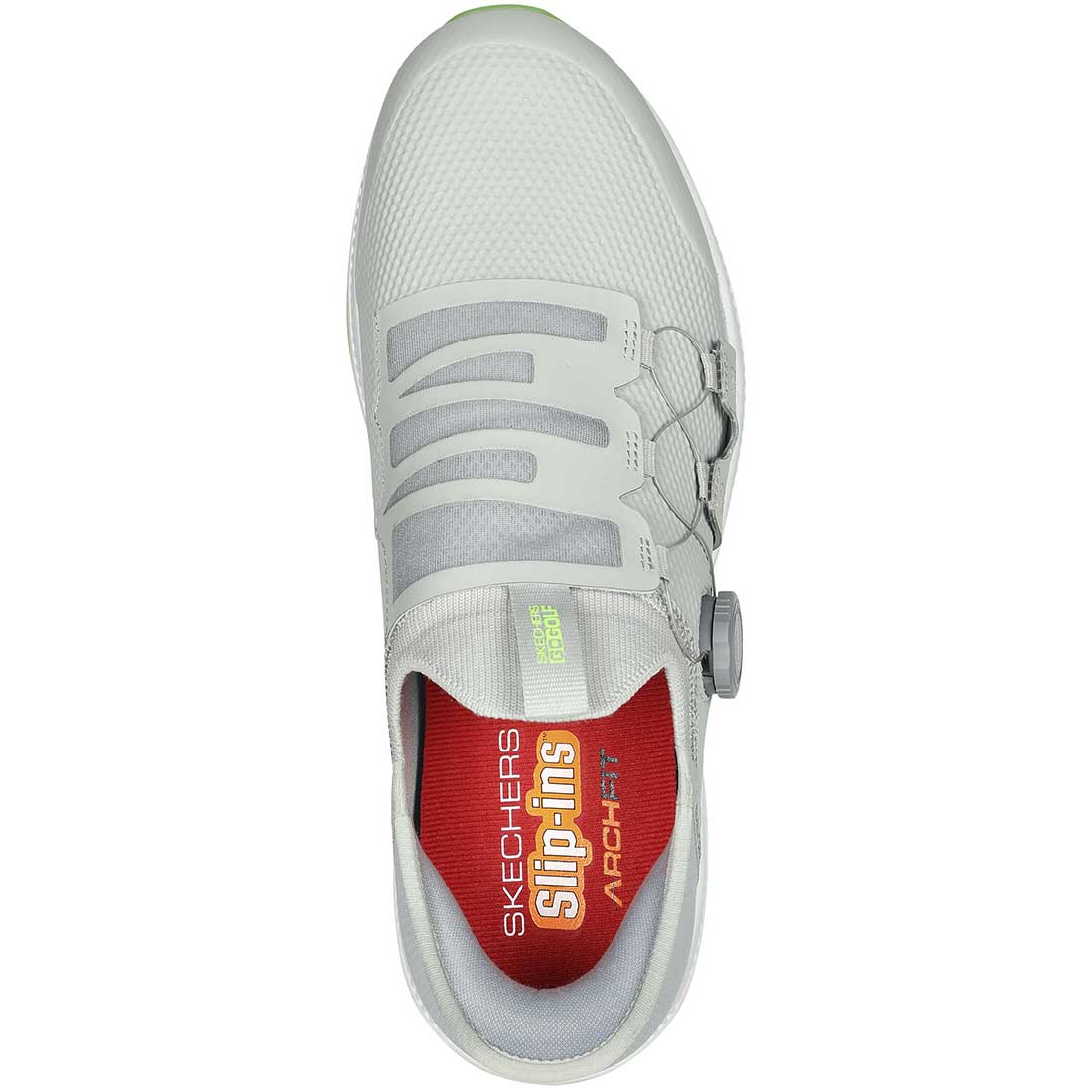 Skechers GO GOLF Elite 5 Slip 'In Golf Shoes Grey/Lime