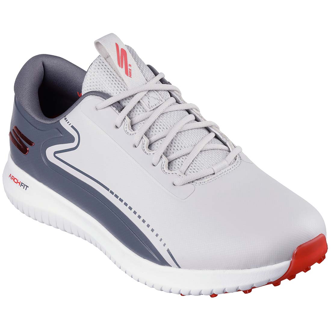 Skechers GO GOLF Max 3 Golf Shoes Grey/Red – Golf Discount