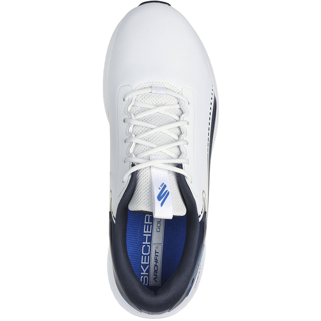 Skechers GO GOLF Max 3 Golf Shoes White/Navy