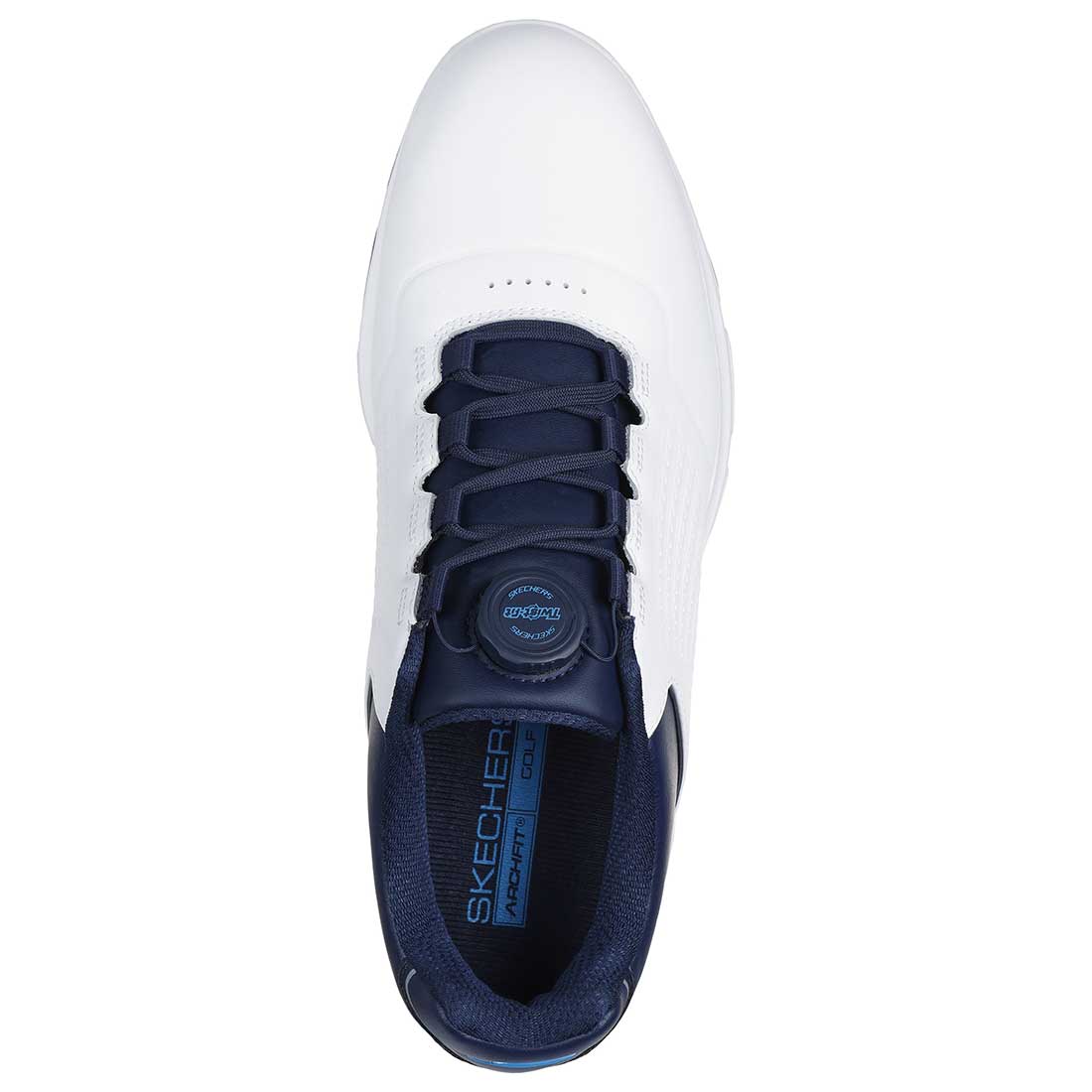 Skechers GO GOLF Pro 6 Twist Golf Shoes White/Navy – Golf Discount