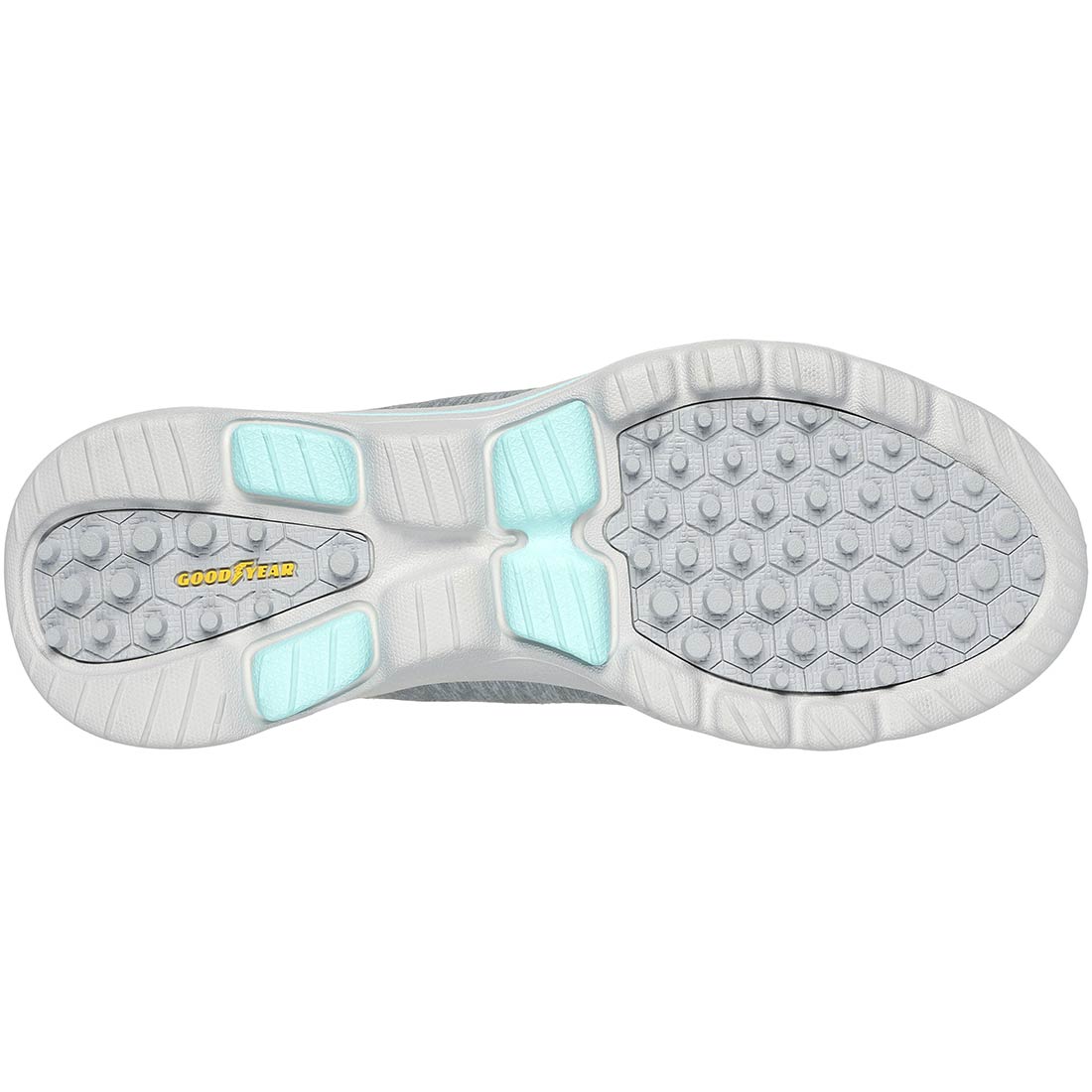 Skechers Women's GO GOLF Walk 5 Slip-ins Golf Shoes Grey/Aqua