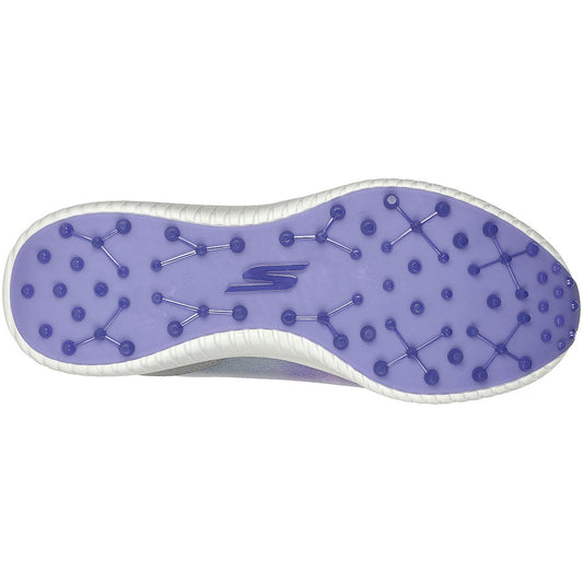 Skechers Women's Arch Fit GO GOLF Max 2 Splash Golf Shoes Grey/Purple