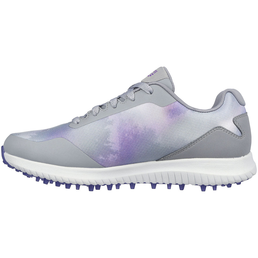 Skechers Women's Arch Fit GO GOLF Max 2 Splash Golf Shoes Grey/Purple