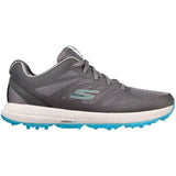 Skechers Women's GO GOLF Elite 5 Score Golf Shoes Grey/Aqua