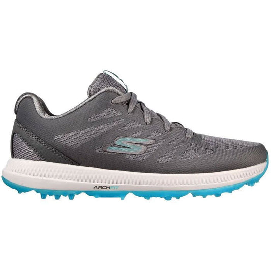 Skechers Women's GO GOLF Elite 5 Score Golf Shoes Grey/Aqua