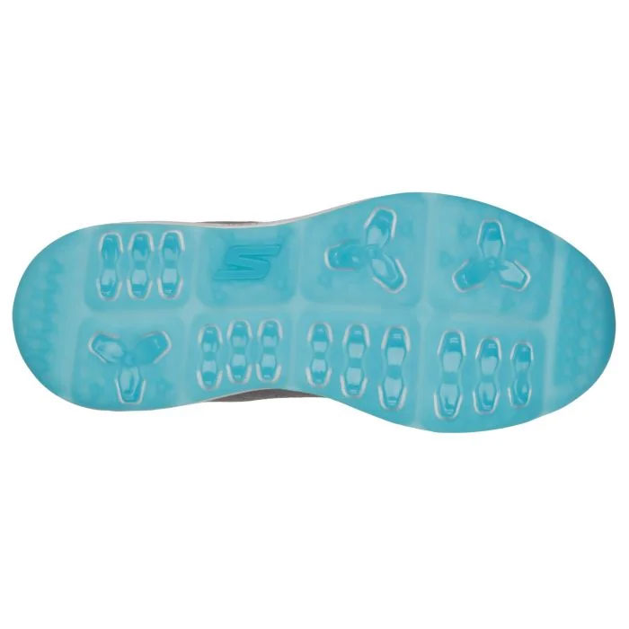 Skechers Women's GO GOLF Elite 5 Score Golf Shoes Grey/Aqua