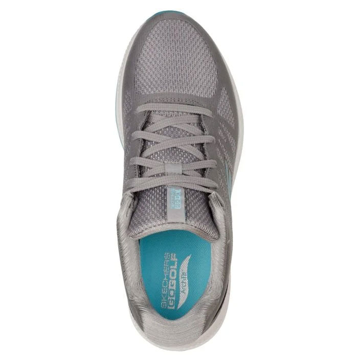 Skechers Women's GO GOLF Elite 5 Score Golf Shoes Grey/Aqua