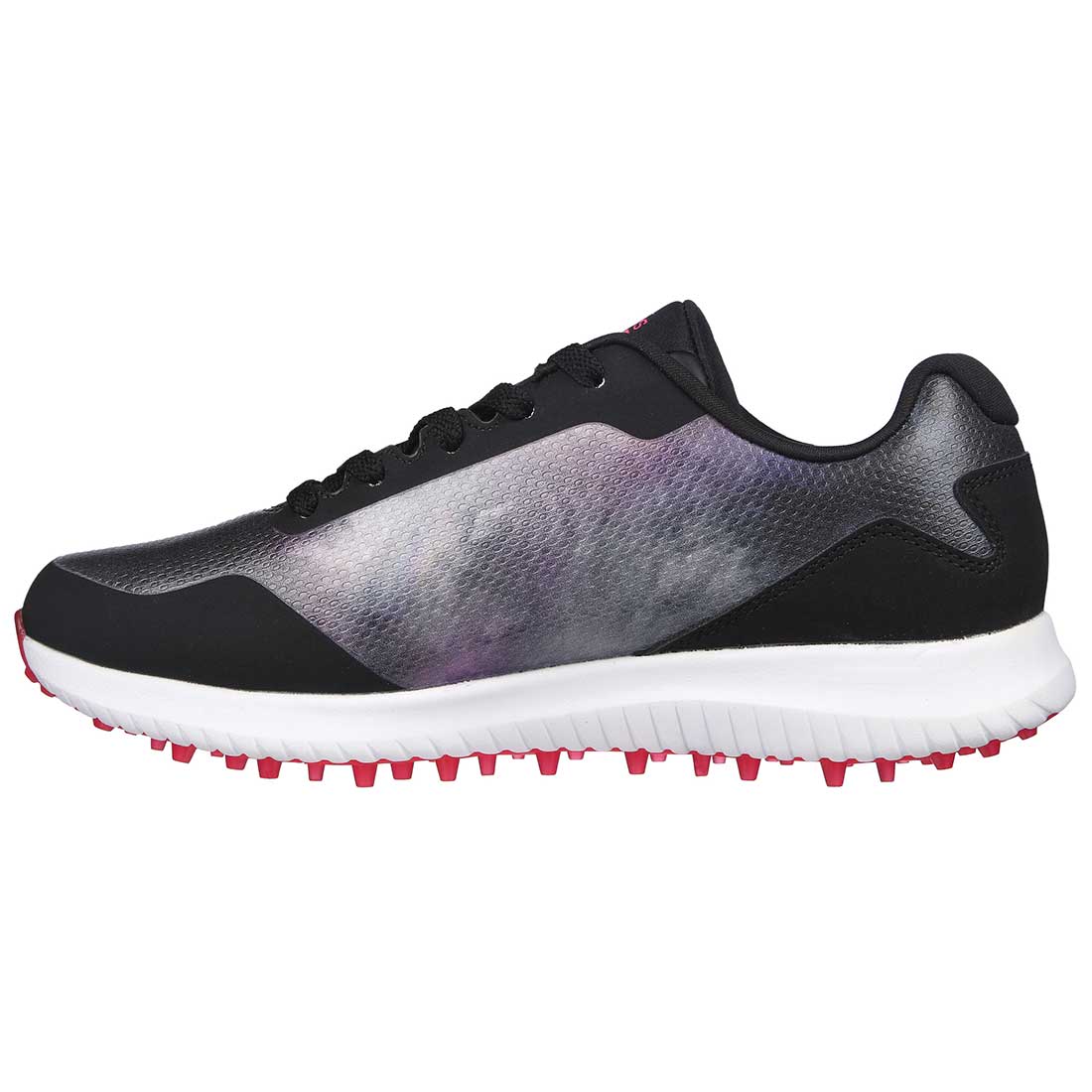 Skechers Women's Arch Fit GO GOLF Max 2 Splash Golf Shoes Black/Pink