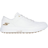Skechers Women's GO GOLF Drive 6 Relaxed Fit Golf Shoes White/Gold