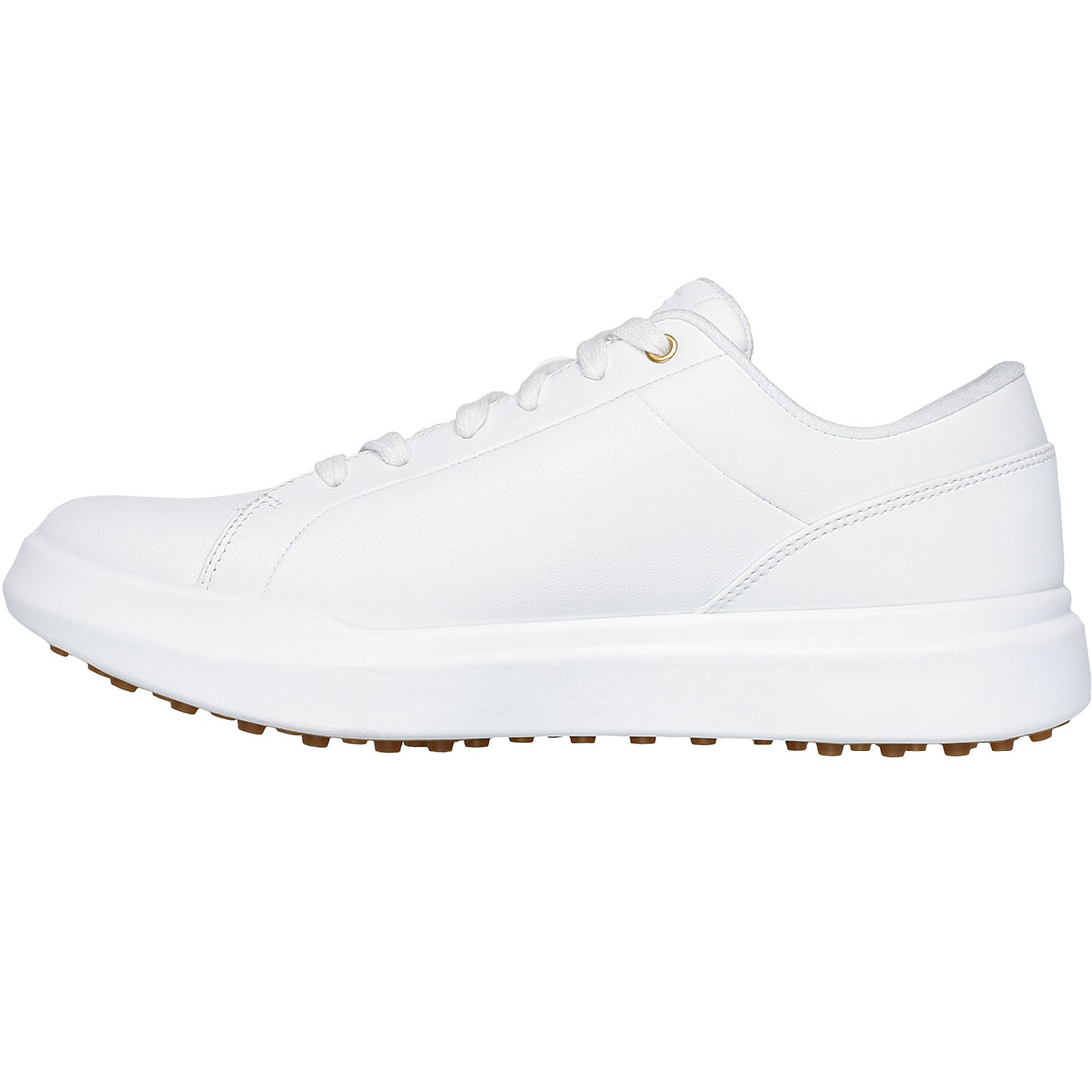 Skechers Women's GO GOLF Drive 6 Relaxed Fit Golf Shoes White/Gold