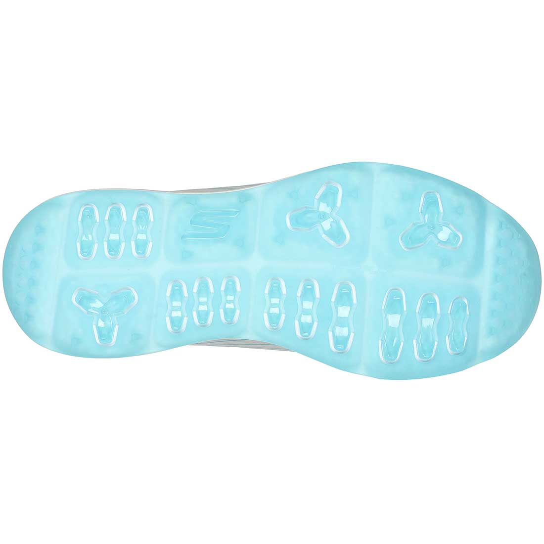 Skechers Women's GO GOLF Elite 5 GF Golf Shoes Grey/Turquoise