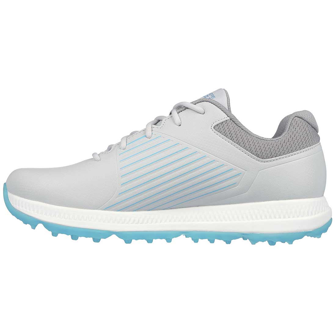 Skechers Women's GO GOLF Elite 5 GF Golf Shoes Grey/Turquoise