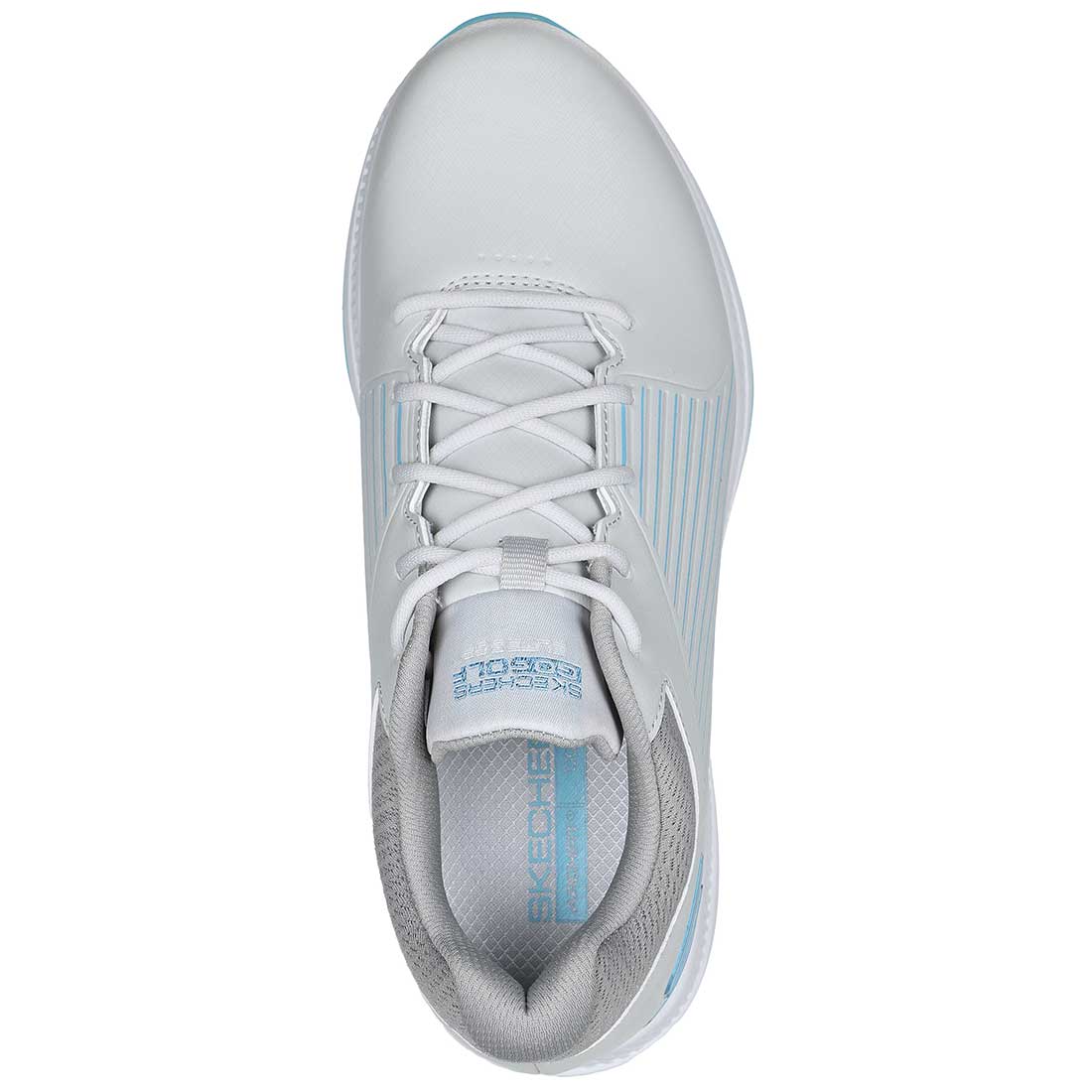 Skechers Women's GO GOLF Elite 5 GF Golf Shoes Grey/Turquoise