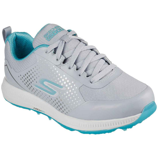 Skechers Women's GO GOLF Elite 5 Score Golf Shoes Grey/Aqua