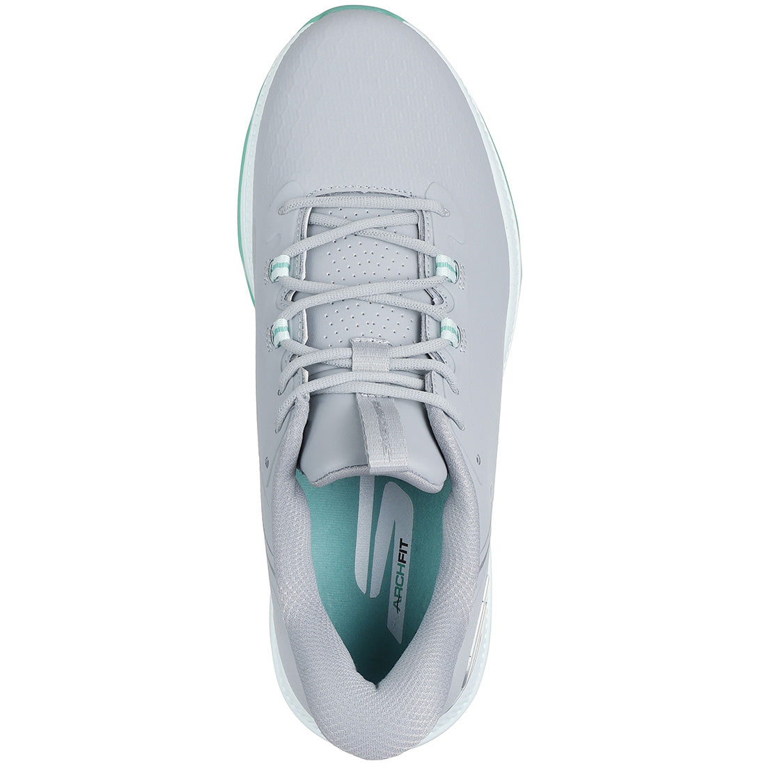 Skechers Women's GO GOLF Elite 6 Slip Ins Golf Shoes Grey/Mint